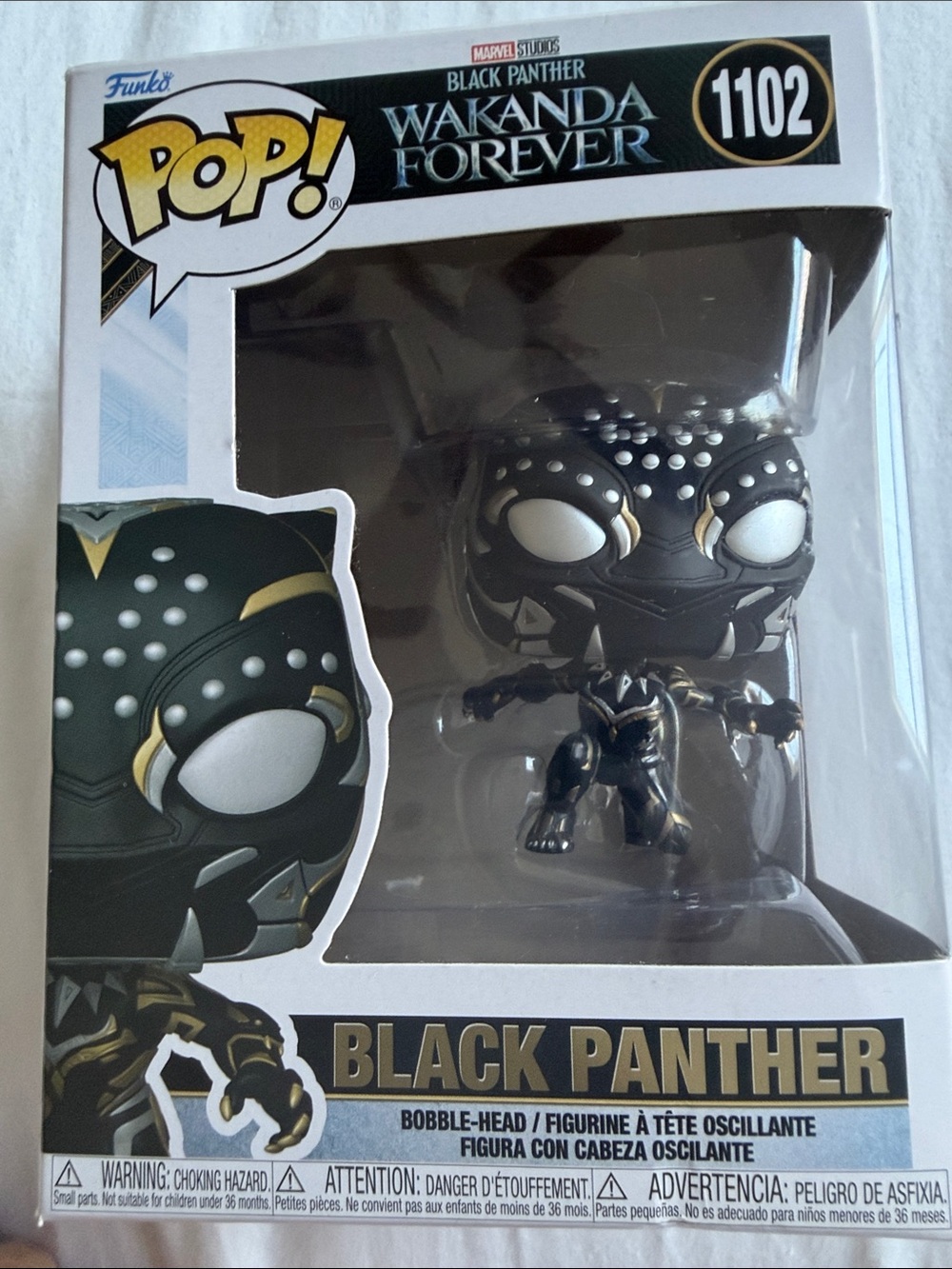 Funko Black & Gold Black Panther POP! Vinyl Figure #1102